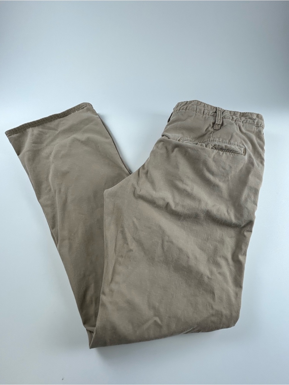 BKE Men’s SZ 33x32 Tan Tyler Straight Khaki Chino Pants Casuals Beige Cotton